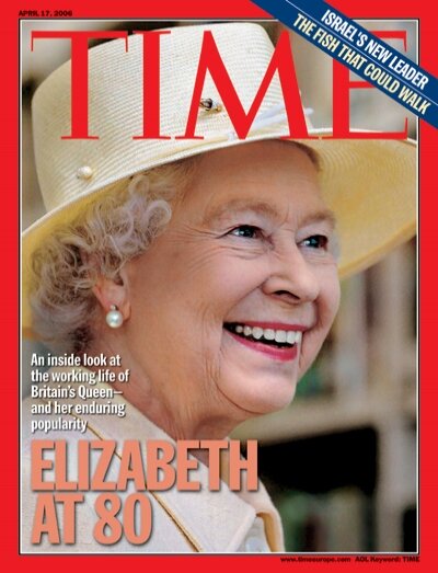 Üç yaşında "Time"ın üz qabığında yer alan II Elizabet... - Fotolar