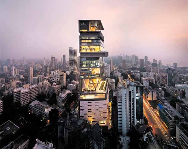 Hindistanın ƏN VARLI adamı BU EVDƏ yaşayır - FOTOLAR