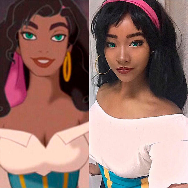 Bu qız özünü istənilən personaja çevirə bilir - FOTOLAR