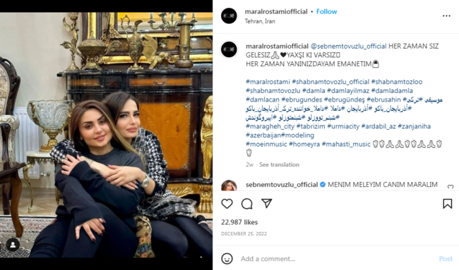 Şəbnəm bacı bildiyi iranlı fanatını belə TƏBRİK ETDİ - FOTO-VİDEO