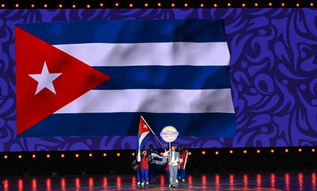 İlham Əliyev və Mehriban Əliyeva Gəncədə III MDB Oyunlarının açılış mərasimini izləyiblər