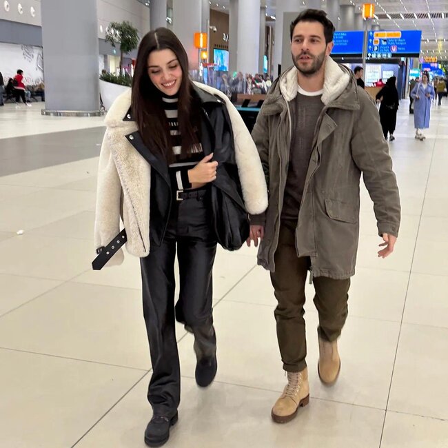 İlk dəfə əl-ələ görüntüləndilər - Fotolar