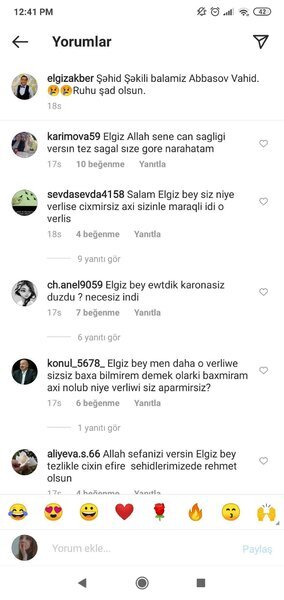 Koronavirusa yoluxan Elgizdən XƏBƏR VAR