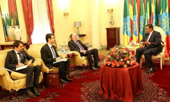 Elmar Məmmədyarov Efiopiya prezidenti ilə görüşdü
