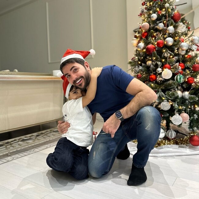 Elçin Cəfərov oğlu ilə - FOTOLAR