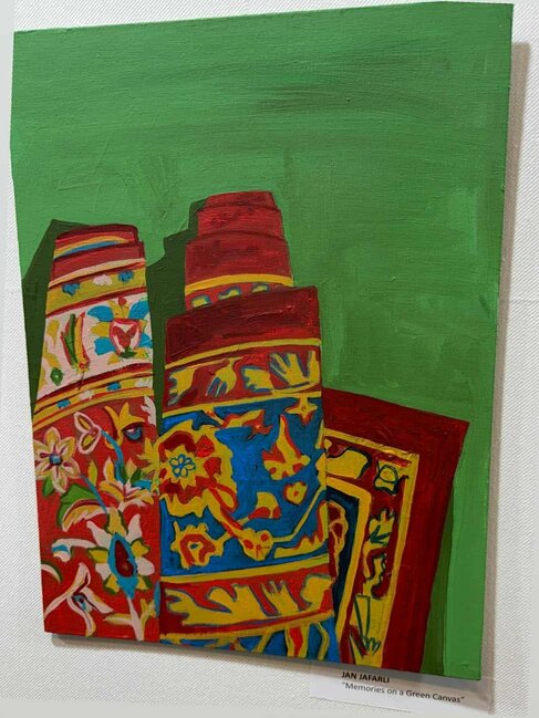 Elçinin oğlunun əsərləri Luvr muzeyində sərgiləndi - FOTOLAR