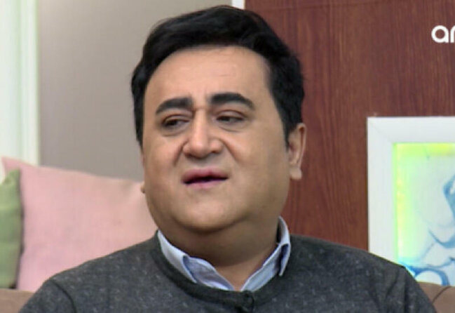 Aparıcı Elgizin maraqlı görüntüləri - VİDEO