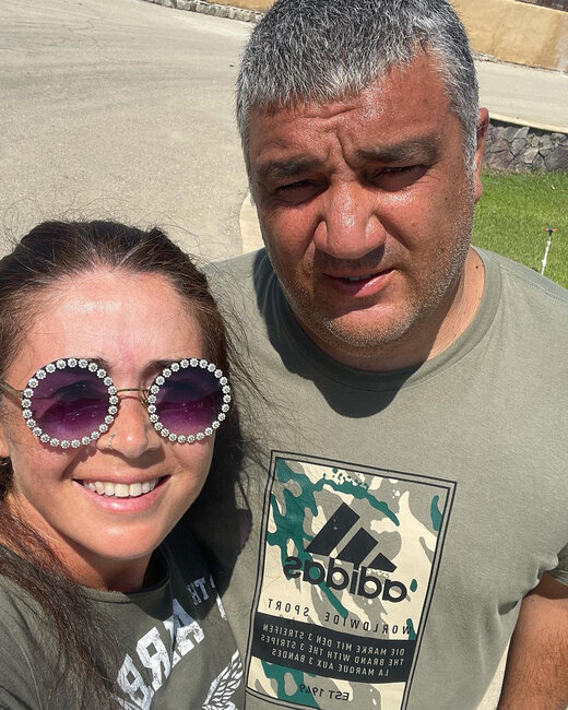 Elnarə Xəlilovanın əri ilə görüntüləri - FOTO