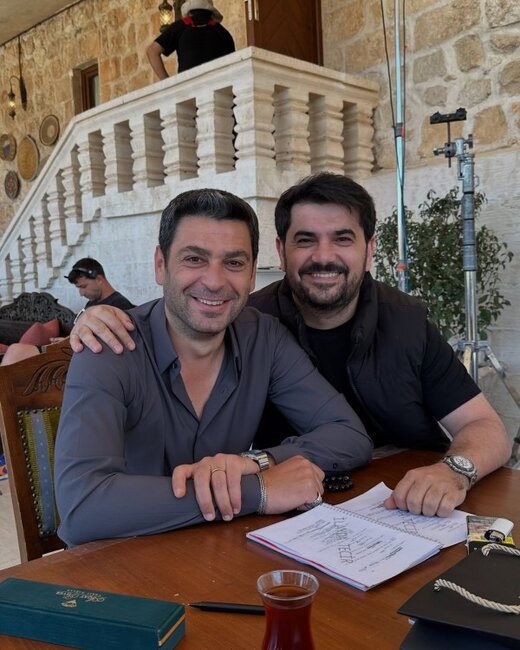 Elşən Orucov "Uzak şehir"in çəkiliş məkanında - Foto