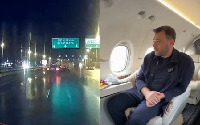 Emin düşdüyü qəzanın görüntüsünü yaydı