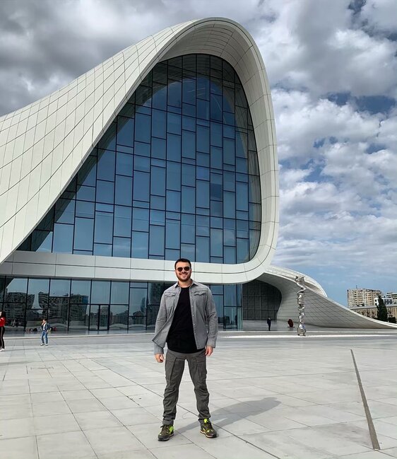 Emin Ağalarov xanımı ilə Bakıda - FOTOLAR