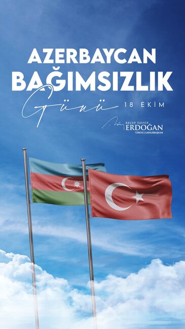 Ərdoğan Azərbaycan xalqını təbrik etdi - FOTO