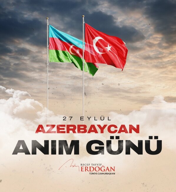 Ərdoğandan Anım Günü ilə bağlı paylaşım edib: "Qarabağ Azərbaycandır"