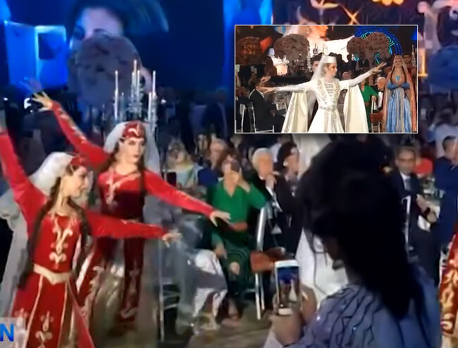 Erməni toyunda Azərbaycan mahnısı: Qızlar Azərbaycansayağı oynadılar - VİDEO