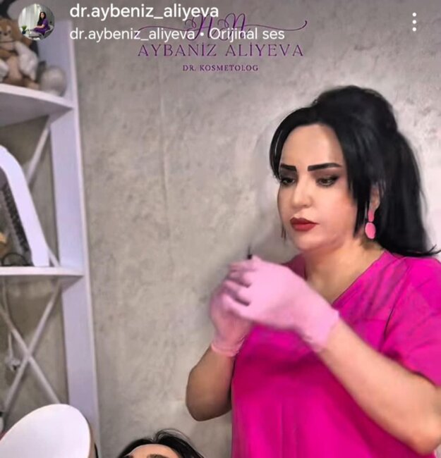 Aybəniz Əliyeva özünü "doktor" kimi təqdim edərək inyeksiya edir? Hicama kursuna görə sertifikat verir? -Fotofakt