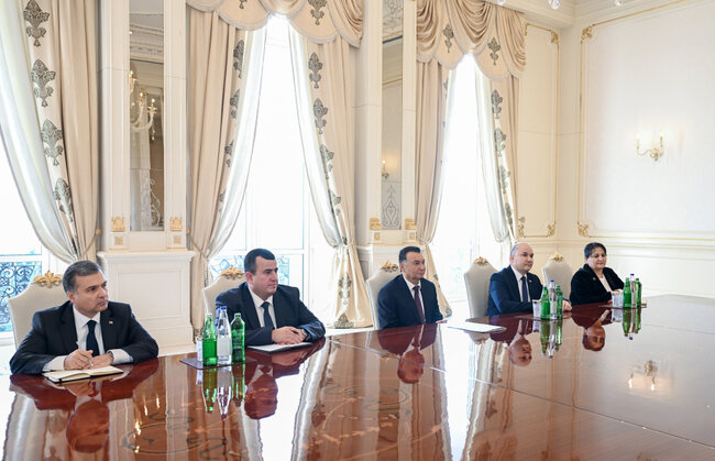 Prezident Tacikistan Baş nazirini qəbul etdi - Fotolar