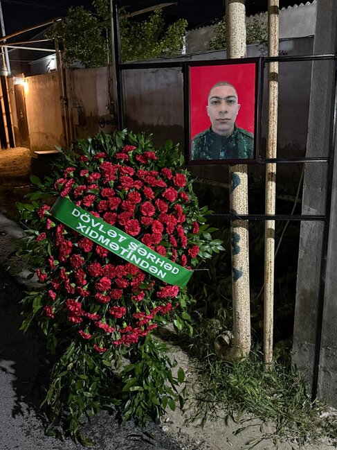 20 günün əsgəri vəfat etdi