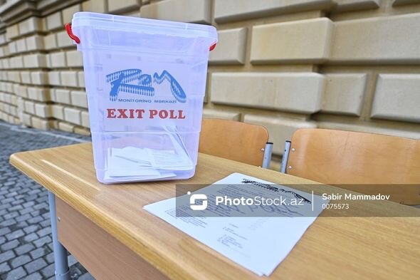 "Rəy": "Exit poll"da saat 16:00 üçün iştirak göstəricisi 62,17% təşkil edir" - YENİLƏNİB + FOTO