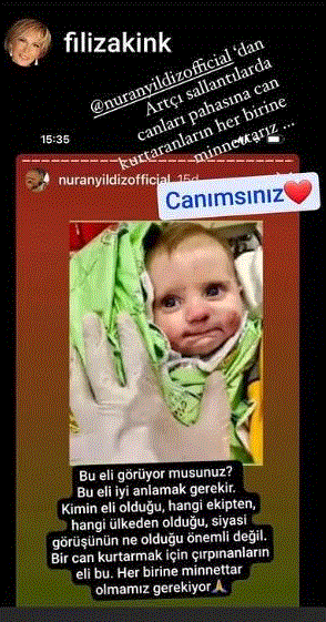 Yeşilçam aktrisasının 128 saat sonra xilas edilən körpə ilə bağlı paylaşımı hər kəsi kövrəltdi - FOTO