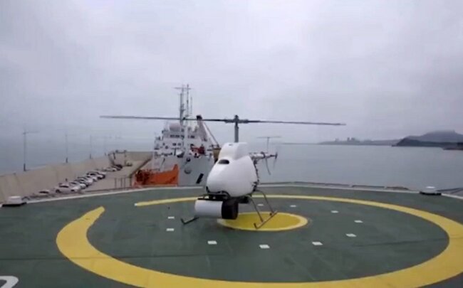 Çin dənizdə daşıyıcı əsaslı pilotsuz helikopteri uğurla sınaqdan keçirib