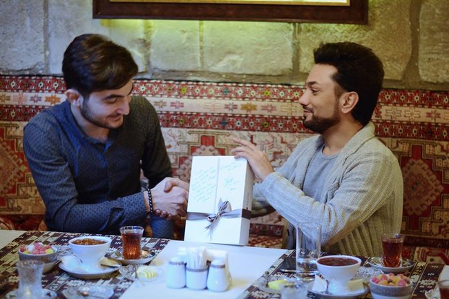 Faiq Ağayev ona qiymətli hədiyyə bağışladı - VİDEO+FOTOLAR