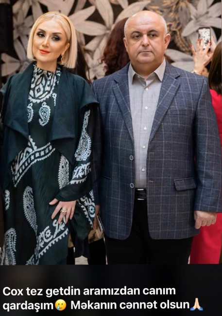 Gülnarə Xəlilovaya ağır itki - FOTO