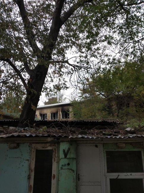 Məcburi köçkünlərin binasında yanğın – Fotolar