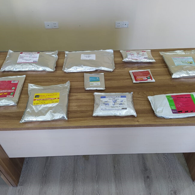 Gəncədə mənşəyi məlum olmayan preparatlar aşkarlanıb - FOTOLAR