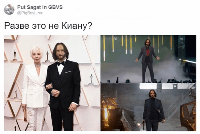 "Kianu Rivz"lə şəkil çəkdirdi - "TOPA TUTDULAR" - FOTO