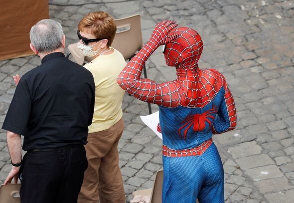 "Hörümçək-adam" Papa Fransisklə görüşdü - FOTO-VİDEO