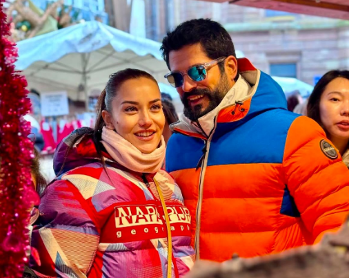 Fahriye Evcen və Burak Özçivit Fransanın Kolmar şəhərində - FOTOLAR