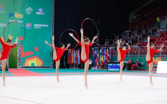 Azərbaycan komandası bədii gimnastika üzrə dünya çempionatında tarixi uğura imza atıb