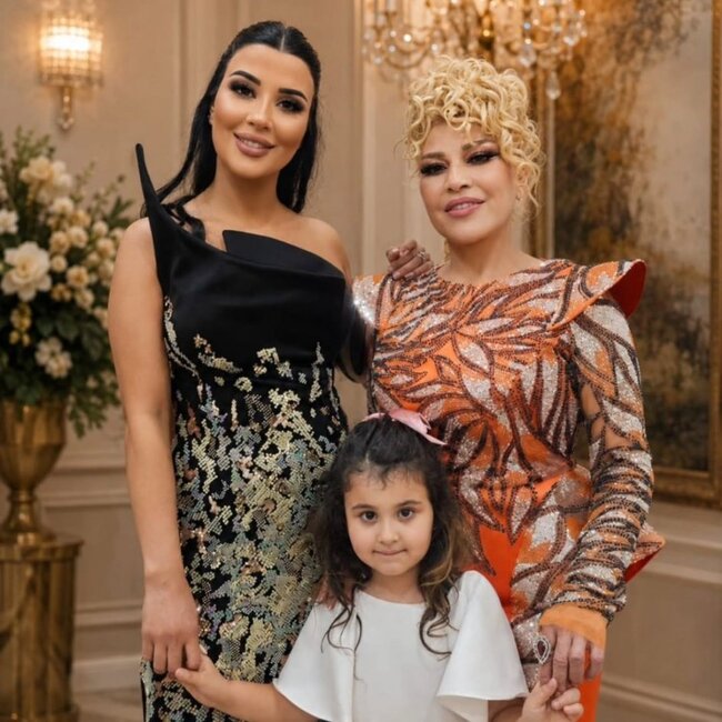 İlk dəfə nəvəsinin fotosunu paylaşdı