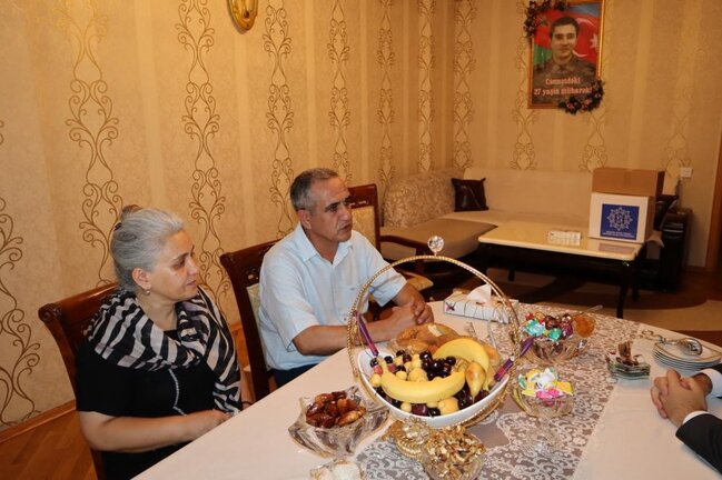 Heydər Əliyev Fondu şəhid ailələrinə Qurban bayramı münasibətilə sovqatlar göndərib