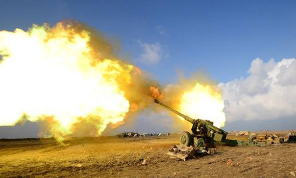 İraq ordusu son zərbəni vurur — Hücum başladı