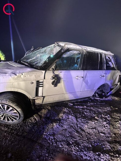 Rafael Dağlı qəzaya düşdü - FOTOLAR