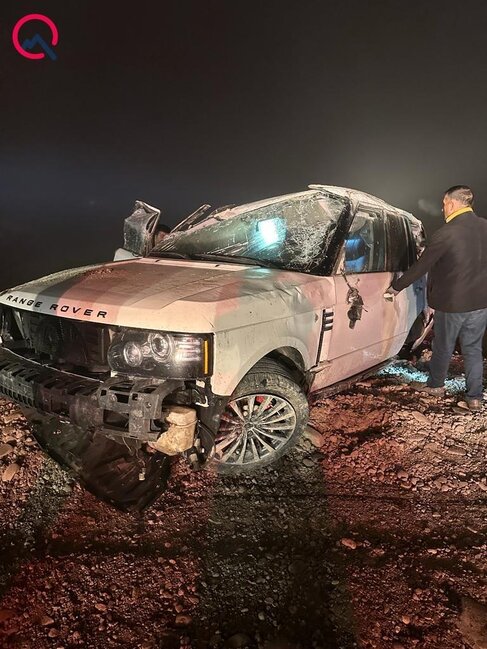 Rafael Dağlı qəzaya düşdü - FOTOLAR