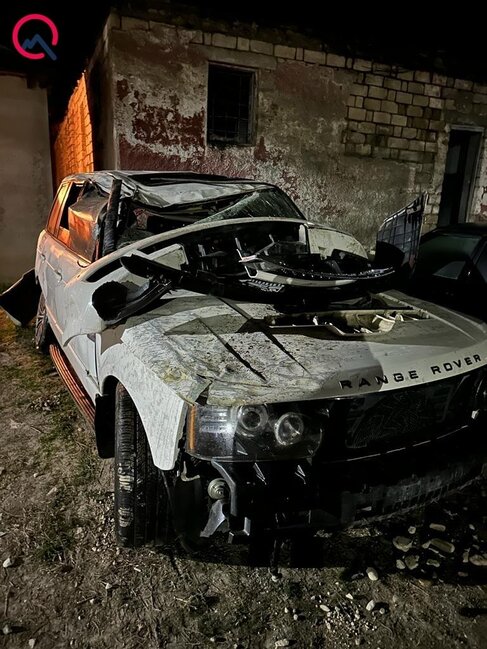 Rafael Dağlı qəzaya düşdü - FOTOLAR