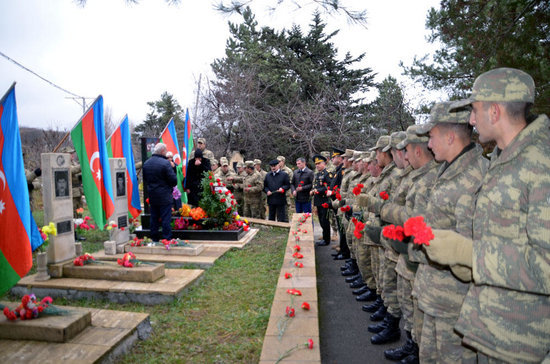 Milli Qəhrəman Çingiz Qurbanovun ad günü qeyd edilib - FOTOLAR