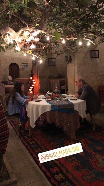 Leyla Əliyeva Fəxrəddin Manafovdan müsahibə götürdü (VİDEO)