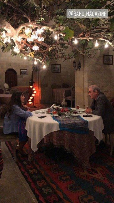 Leyla Əliyeva Fəxrəddin Manafovdan müsahibə götürdü (VİDEO)