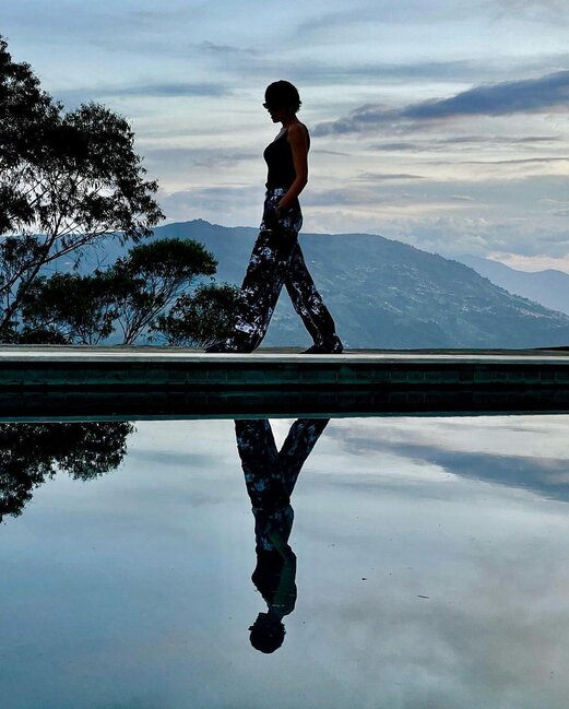 Günay Yeni ili Kolumbiyada qarşıladı - Fotolar