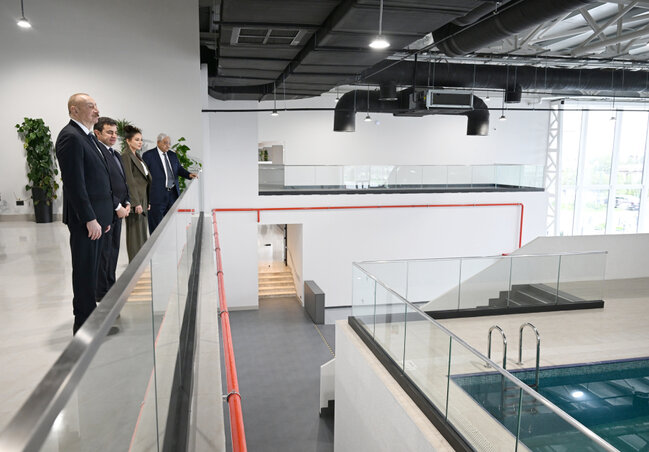 Prezidentlə xanımı açılışa qatıldı - Fotolar