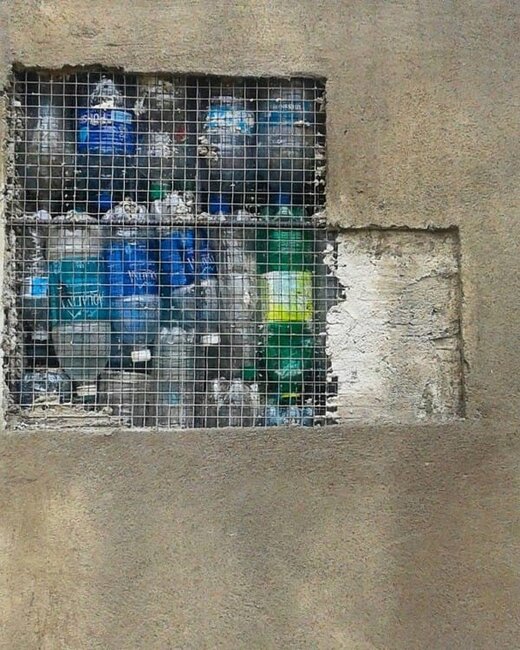 Panamada plastik butulkalardan kənd TİKİLİR - FOTOLAR
