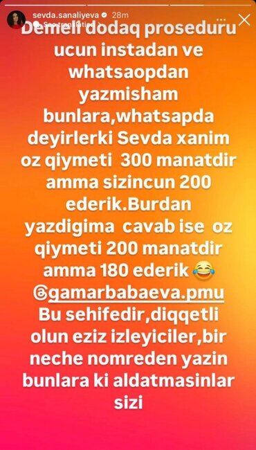 Gamar Babayeva müştəriləri necə aldadır?