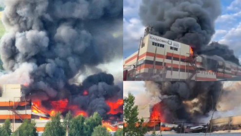 Rusiyada güclü yanğın