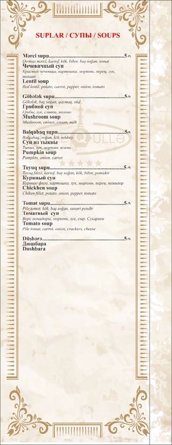 Bakının "ƏN BAHALI" restoranı Teleqüllədə - MENYU VƏ QİYMƏTLƏR