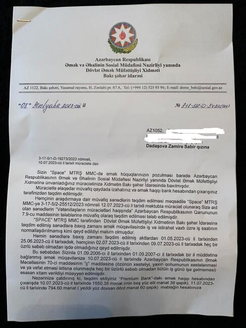 "Bu "Space" rəhbərliyi üzərində ilk qələbəmdir"