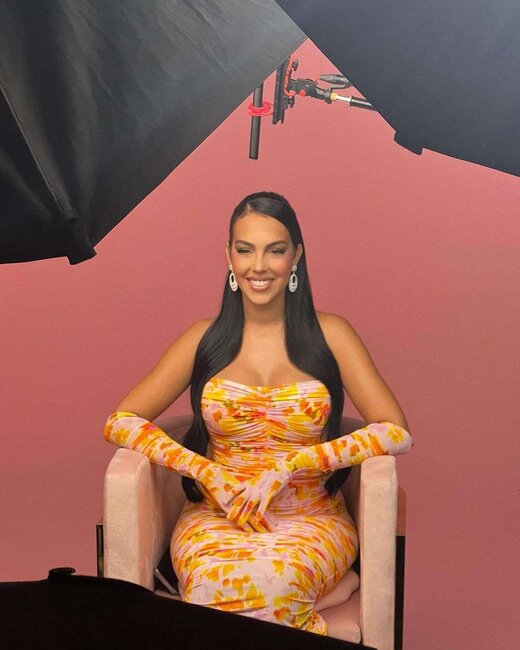 Diana Əhədpur Corcinayla eyni geyimdə