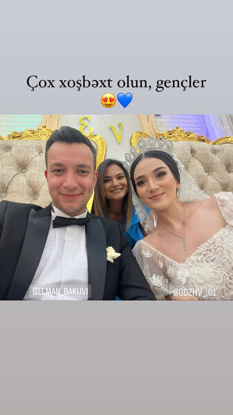 Azərbaycanlı aparıcının TOYUNDAN GÖRÜNTÜLƏR